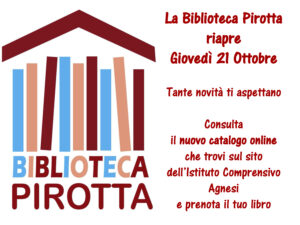 Riapertura Biblioteca Pirotta